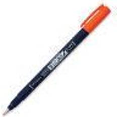 Tombow Fudenosuke Fine Tip Brush Pen -Orange