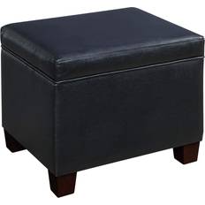 Convenience Concepts Designs4Comfort Madison Black Pouffe