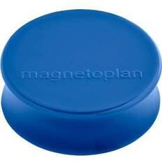 Blau Büroklammern, Papierklemmen & Magnete Magnetoplan Ergo-Magnete, large, dunkelblau, Pack a