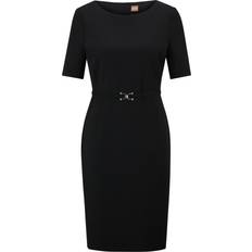 Hugo Boss Damen Kleider Hugo Boss Etuikleid DALEAH schwarz