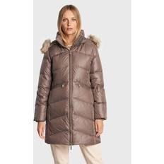 Calvin Klein Damen Mäntel Calvin Klein Daunenjacke Essential K20K204953 Beige Regular Fit