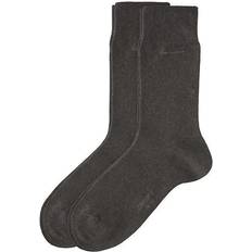 Camano Unisex-Socken Paar mit Softbund grau;39