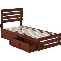 Twin xl bed frame with storage AFI Oxford Collection AG8363414 Long Bed Turbo Charger