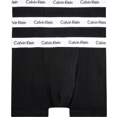 Unterhosen Calvin Klein Cotton Stretch Boxer Shorts 3-pack - Black