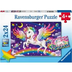 Puslespill Ravensburger Unicorn & Pegasus 2x24 Pieces