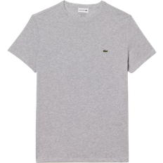 Lacoste Men's Crew Neck Pima T-shirt - Grey Chine