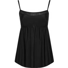 Yours Tummy Control Swim Dress Plus Size - Black