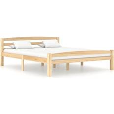 vidaXL Solid Pine 66cm Bettrahmen 160x200cm