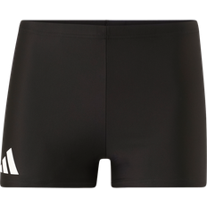 Adidas Men's Solid Boxer Swim Short BLACK/WHITE, Black/White, 32, Men