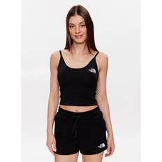 The North Face Top NF0A55AQ Schwarz Cropped Fit