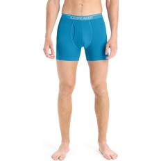 Icebreaker Men's Anatomica with Fly Boxer Geo Blue Geo Blue