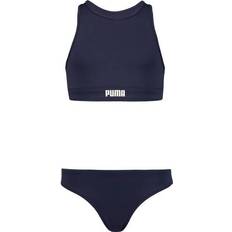 UV-beskyttelse Bikinier Puma Girl's Racerback Bikini Set, Navy, 164