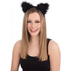 Kostüme Bristol Novelty Cat Ears Marabou On Headband