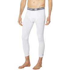 L - Men - White Tights Champion Men's Compression Tights, 23.5" White