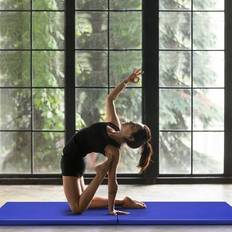 Exercise Mats Goplus 6'x2' Yoga Mat Folding Exercise Aerobics Stretch Gymnastic