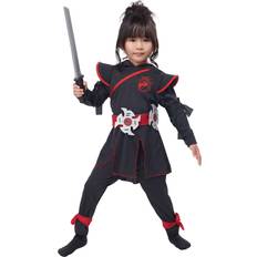 Costumes California Costumes Girls Lil' Ninja Black/Red