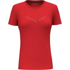 Salewa Women's Pure Eagle Frame Dry T-shirt T-shirt 46, red