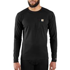 Carhartt Men Base Layer Tops Carhartt Men's Base Force Midweight Tech Crew Black Black