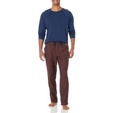 Nautica Men's Waffle Knit Thermal Pajama Set