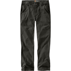 Smith's Workwear Men's Relaxed Fit Black Olive Stretch Canvas Cargo Work  Pants (36 X 32) in the Pants department at