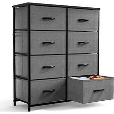 Black Chest of Drawers Sweetcrispy Dresser for Bedroom Chest of Drawer 31.4x36.3"