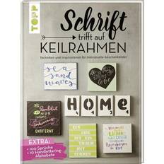 Bilder Schrift trifft auf Keilrahmen Bild