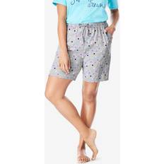 Pajama shorts in Grey Multi  Womens pajama shorts, Pajama shorts