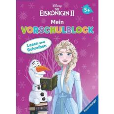 Disney Die Eiskönigin 2 Mein Vorschulblock Lesen und Schreiben Konzentration, Erstes Lesen und Schreiben und Rätseln f