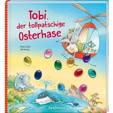 Aufkleber Kaufmann Tobi, der tollpatschige Osterhase