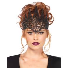 Halloween Crowns & Tiaras Leg Avenue Women Royal Black Crown Halloween Accessory
