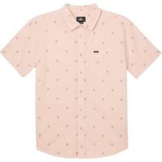 O'Neill Quiver Stretch Dobby Short Standard Shirt - Pink Dust