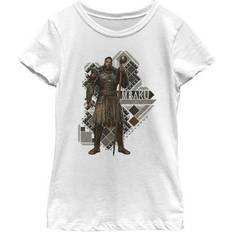 Children's Clothing Marvel Girl Black Panther: Wakanda Forever Lord Baku Pattern Graphic Tee White