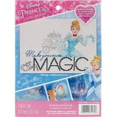 Crafts Dimensions cross stitch kit disney princess cinderella make your own magic