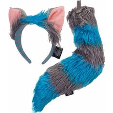 Zubehör Elope Cheshire Cat Ears & Tail Kit Blue/Pink/Gray