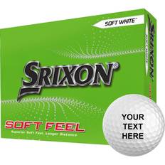 Boat Bottom Paints TaylorMade Srixon 2023 Soft Feel Personalized Golf Balls, Men's, Black Black