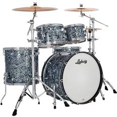 Ludwig Neusonic 4-Piece Mod 2 Shell Pack With 22" Bass Drum Satin Blue Pearl