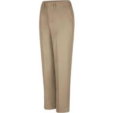 Work Pants Red Kap Mens Khaki Pant W/Side Elastic