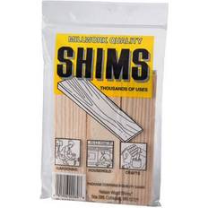 Nelson Wood Shims Elson 9 Pack Shims Poly Bag to Hang On A Clip Strip