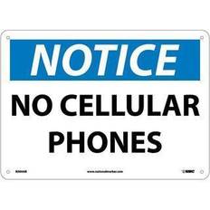 Workplace Signs on sale NMC Signs; No Cellular Phones, 10X14, .040 Aluminum