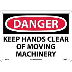 Workplace Signs on sale NMC Marker Keep Hands Clear Of Moving 10X14