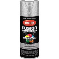 Water Based Spray Paints Krylon Fusion All-In-One Spray Paint Hammered Silver 12 oz
