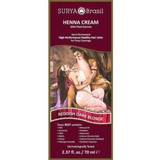 Henna Hair Dyes Surya Brasil Products Henna Cream, Reddish Dark Blonde, 2.37 Fluid