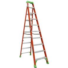 Combination Ladders Louisville 9-Step Fiberglass Step Ladder: Type IA, 10' High 300 Lb Capacity, 29-1/4" Base Width Part #FXS1510