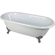 Gray Bathtubs Kingston Brass VCTND663013NB Aqua Eden