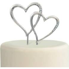 Baking Decorations Fun Express Traditional Hearts Topper, Bridal Cake Decoration