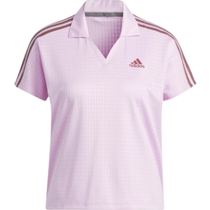 Adidas Women Golf 3-Stripe Polo Shirt - Bliss Lilac