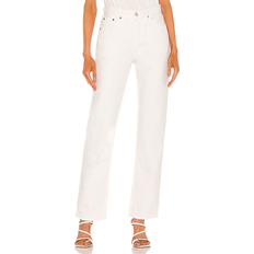 Agolde Lana Mid Rise Straight Jeans - Drum