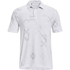 Under Armour Men's Playoff 2.0 Golf Polo Shirt - White/Light Grey