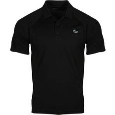 Lacoste Polo Shirts Lacoste Men's SPORT Breathable Abrasion-Resistant Interlock Polo Shirt - Black