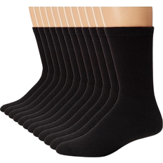Hanes Men's Double Tough Crew Socks 12-pack - Black